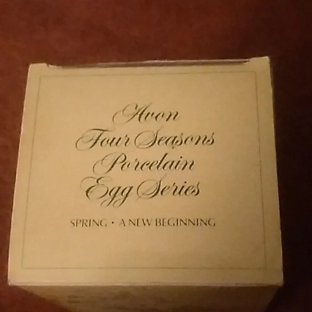 Avon Four Season's Porcelain Egg Series